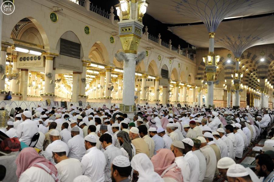 صلاة التراويح في المسجد النبوي صلاة التراويح في المسجد النبوي