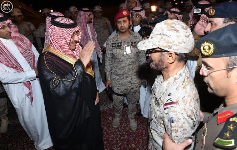 ولي ولي العهد و وزير الدفاع يزوران أسر شهداء ومصابي "عاصفة الحزم"