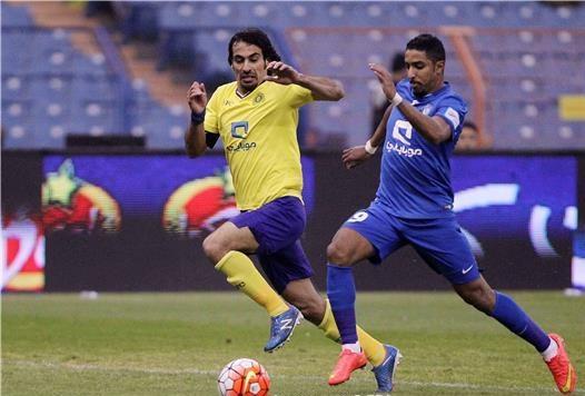 النصر يحفز لاعبيه قبل الدربي