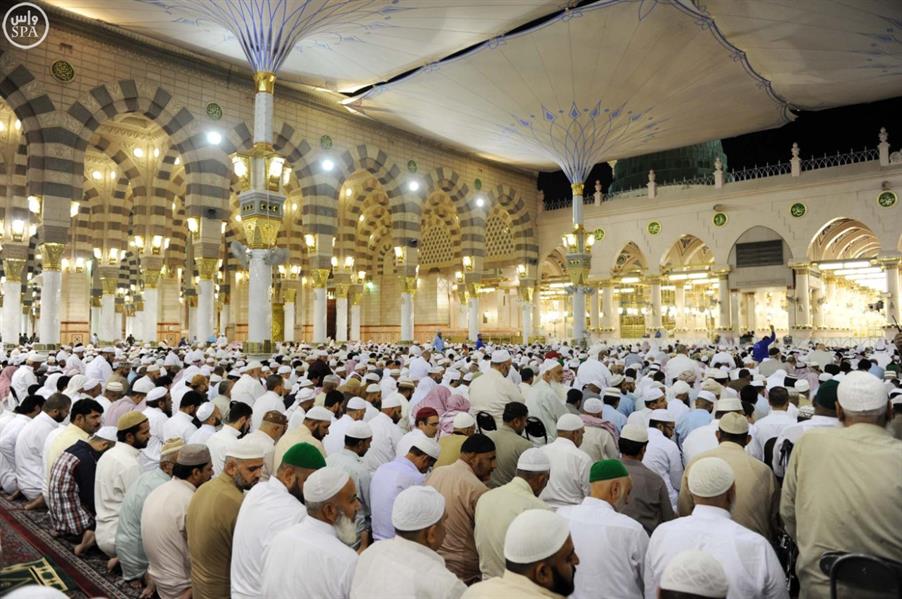 صلاة التراويح في المسجد النبوي صلاة التراويح في المسجد النبوي