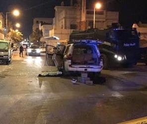 البحرين: تفجير إرهابي في قرية الدراز يتسبب في مقتل أحد رجال الأمن وإصابة اثنين‎ البحرين: تفجير إرهابي في قرية الدراز يتسبب في مقتل أحد رجال الأمن وإصابة اثنين‎