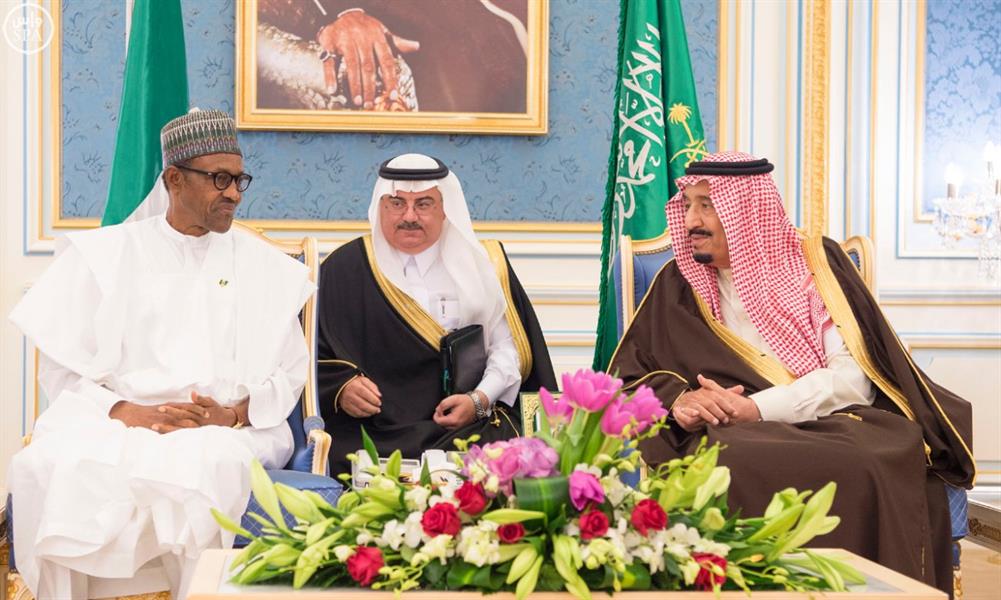 خادم الحرمين يستقبل رئيس جمهورية نيجيريا ويقيم مأدبة غداء تكريماً له خادم الحرمين يستقبل رئيس جمهورية نيجيريا ويقيم مأدبة غداء تكريماً له