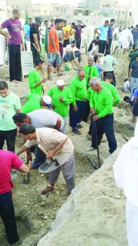 القديح تحفر القبر الجماعي الثاني