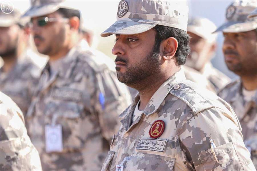 قائد المنطقة الشمالية يتفقد قوات رعد الشمال