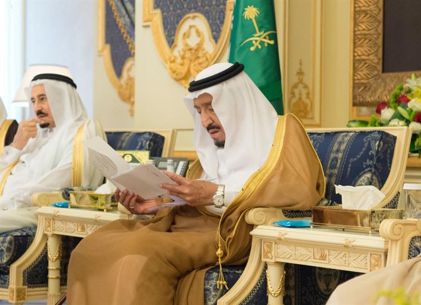 خادم الحرمين الشريفين يستقبل أصحاب السمو الأمراء وأصحاب الفضيلة العلماء