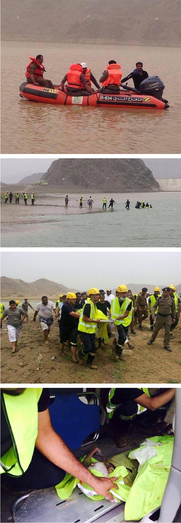 انتشال جثة الطفل الثاني المفقود بسد وادي الأحسبة