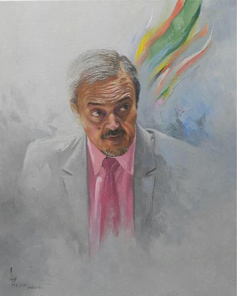 خالد الفيصل يهدي أبناء أخيه الراحل سعود بورتريه مرسوم لوالدهم