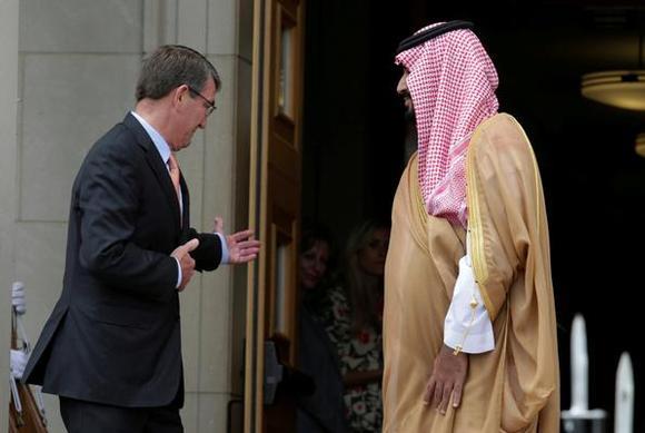 صور من مراسم استقبال الأمير محمد بن سلمان في "البنتاجون"