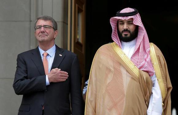 صور من مراسم استقبال الأمير محمد بن سلمان في "البنتاجون"